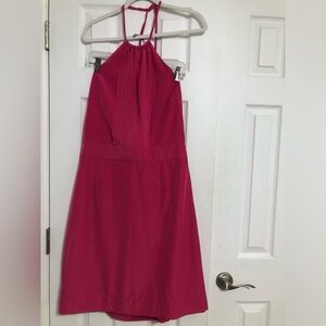 Banana Republic Factory Pink Halter Dress
